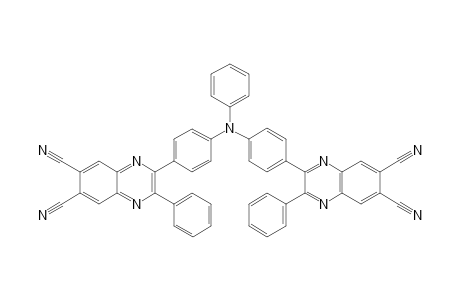 3,3'-((phenylazanediyl)bis(4,1-phenylene))bis(2-phenylquinoxaline-6,7-dicarbonitrile)
