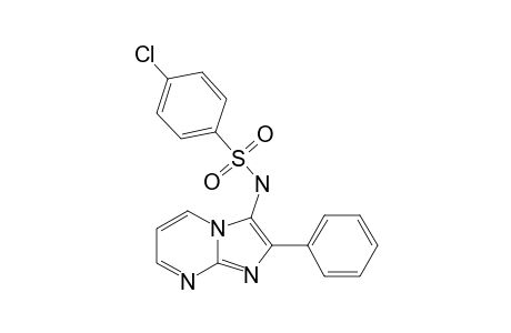 N-(2-PHENYL-IMIDAZO-[1,2-ALPHA]-PYRIMIDINE-3-YL)-4-CHLORO-BENZENESULFONAMIDE