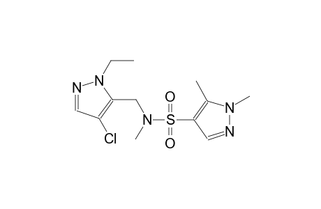 1H-pyrazole-4-sulfonamide, N-[(4-chloro-1-ethyl-1H-pyrazol-5-yl)methyl]-N,1,5-trimethyl-