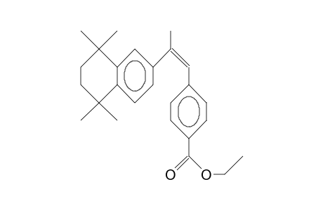 2-cis-(1,1,4,4-Tetramethyl-6-tetralinyl)-1-(4-ethoxycarbonyl-phenyl)-propene