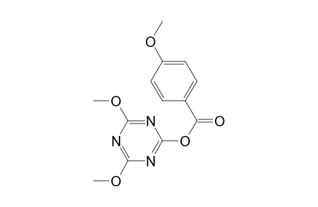 2-(4-Methoxybenzoyloxy)-4,6-dimethoxy-1,3,5-triazine