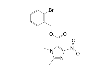 1H-Imidazole-5-carboxylic acid, 1,2-dimethyl-4-nitro-, (2-bromophenyl)methyl ester
