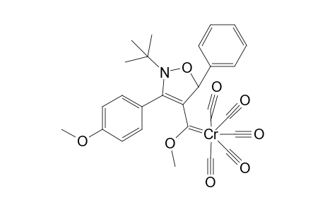 2-(tert-Butyl)-3-(p-methoxyphenyl)-4-(methoxymethylene)-5-phenyldihydroisoxazolepentacarbonylchromium