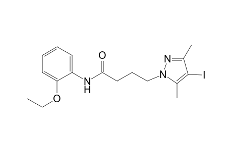 N-(2-ethoxyphenyl)-4-(4-iodo-3,5-dimethyl-1H-pyrazol-1-yl)butanamide