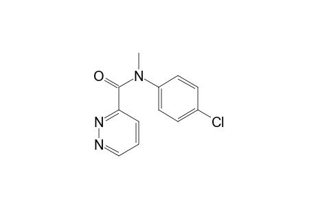 N-(4-chlorophenyl)-N-methyl-3-pyridazinecarboxamide