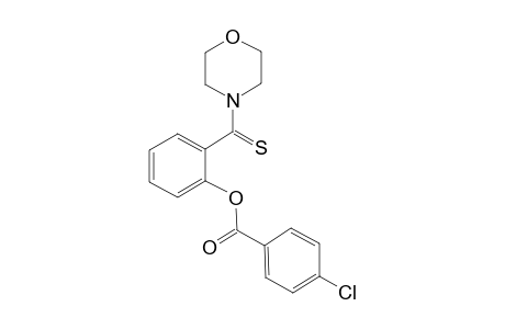 2-(4-Morpholinylcarbothioyl)phenyl 4-chlorobenzoate