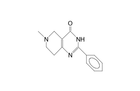6-Methyl-2-phenyl-5,6,7,8-tetrahydro-3H-pyrido(4,3-D)pyrimidin-4-one