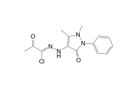 N'-(1,5 -Dimethyl-3-oxo-2-phenyl-2, 3-dihydro-1Hpyrazol-4-yl)-2-oxopropanehydrazonoyl Chloride