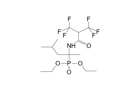 O,O-DIETHYL-2-(N-ALPHA-HYDROHEXAFLUOROISOBUTYRYLAMINO)-4-METHYLPENT-2-YLPHOSPHONATE