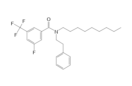 3-Fluoro-5-(trifluoromethyl)benzamide, N-(2-phenylethyl)-N-nonyl-