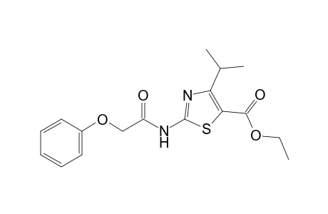 4-Isopropyl-5-ethoxycarbonyl-2-phenoxyacetamido-thiazole