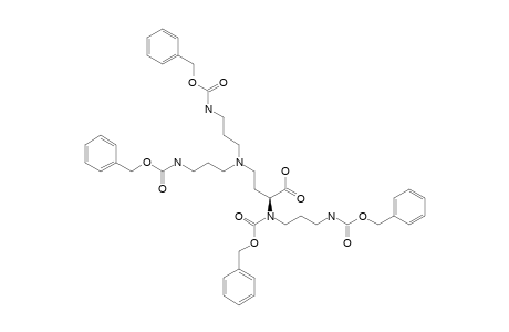 N(ALPHA)-BENZYLOXYCARBONYL-N,N,N'-TRIS-(BENZYLOXYCARBONYL-3-AMINOPROPYL)-L-ALPHA,GAMMA-DIAMINOBUTIRIC-ACID