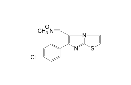 6-(p-CHLOROPHENYL)IMIDAZO[2,1-b]THIAZOLE-5-CARBOXALDEHYDE, O-METHYLOXIME