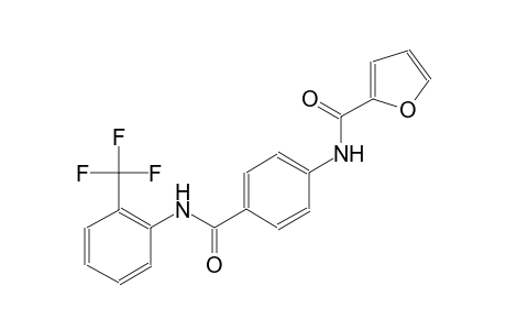 N-(4-{[2-(trifluoromethyl)anilino]carbonyl}phenyl)-2-furamide