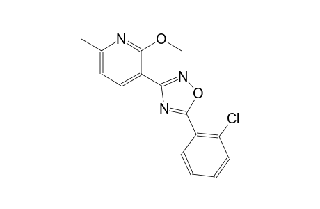 3-[5-(2-chlorophenyl)-1,2,4-oxadiazol-3-yl]-2-methoxy-6-methylpyridine