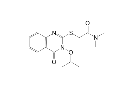 2-[(3-isopropoxy-4-oxo-3,4-dihydro-2-quinazolinyl)sulfanyl]-N,N-dimethylacetamide