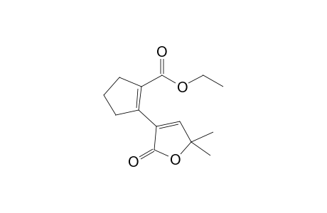 2-(2-keto-5,5-dimethyl-3-furyl)cyclopentene-1-carboxylic acid ethyl ester