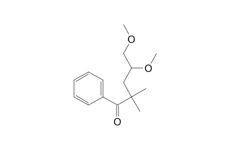 1-Pentanone, 4,5-dimethoxy-2,2-dimethyl-1-phenyl-