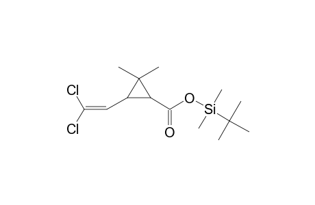 trans-3-(2,2-Dichlorovinyl)-2,2-dimethylcyclopropane-1-carboxylic acid, tert-butyldimethylsilyl ester