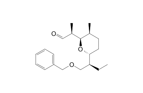 (S)-2-[(2R,3S,6R)-6-[(S)-1-Benzyloxymethylpropyl]-3-methyltetrahydropyran-2-yl]propan-1-al