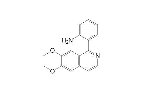 6,7-Dimethoxy-1-(2-aminophenyl)isoquinoline