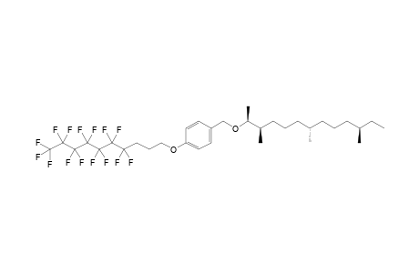 1-(4,4,5,5,6,6,7,7,8,8,9,9,10,10,10-pentadecafluorodecoxy)-4-[[(1S,2R,6S,10R)-1,2,6,10-tetramethyldodecoxy]methyl]benzene