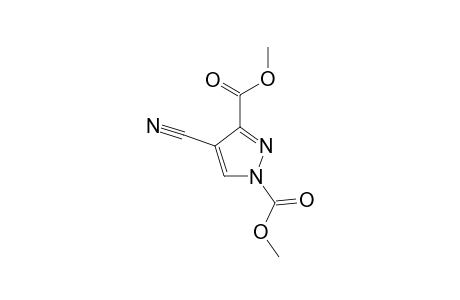 dimethyl 4-cyanopyrazole-1,3-dicarboxylate