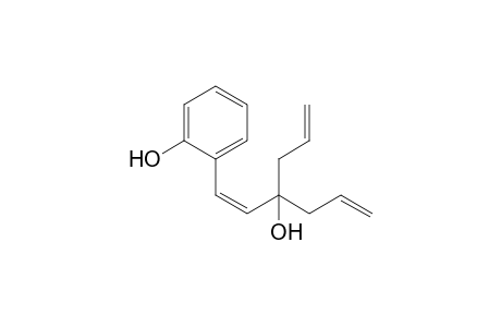 2-[(1Z)-3-allyl-3-hydroxy-hexa-1,5-dienyl]phenol