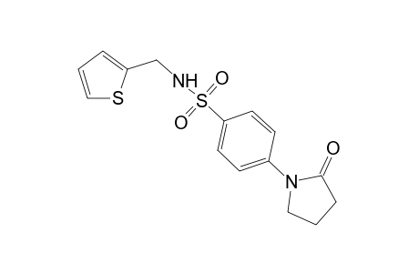 Benzenesulfonamide, 4-(2-oxo-1-pyrrolidinyl)-N-(2-thienylmethyl)-