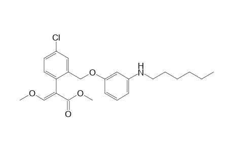 Methyl (E)-2-[4-chloro-2-[[3-(hexylamino)phenoxy]methyl]phenyl]-3-methoxy-prop-2-enoate