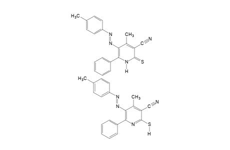 1,2-DIHYDRO-4-METHYL-6-PHENYL-2-THIOXO-5-(p-TOLYLAZO)NICOTINONITRILE