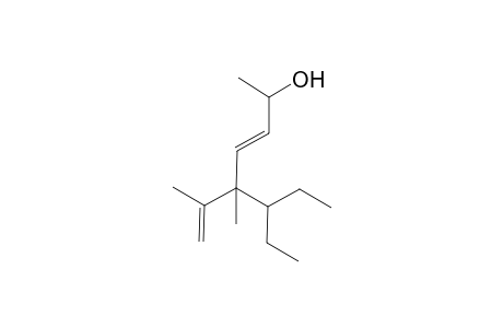 (3E)-6-Ethyl-5-methyl-5-(prop-1-en-2-yl)oct-3-en-2-ol