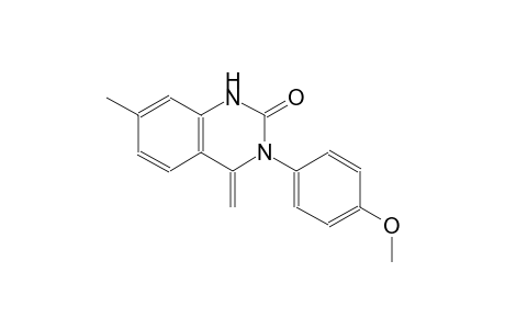 3-(4-methoxyphenyl)-7-methyl-4-methylene-3,4-dihydro-2(1H)-quinazolinone