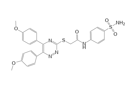 acetamide, N-[4-(aminosulfonyl)phenyl]-2-[[5,6-bis(4-methoxyphenyl)-1,2,4-triazin-3-yl]thio]-