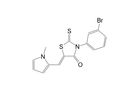 (5Z)-3-(3-bromophenyl)-5-[(1-methyl-1H-pyrrol-2-yl)methylene]-2-thioxo-1,3-thiazolidin-4-one