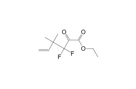 3,3-Difluoro-2-keto-4,4-dimethyl-hex-5-enoic acid ethyl ester