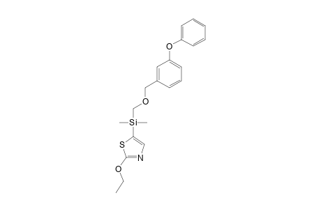 [5-(2-ETHOXY)-THIAZOL]-[3-(3-PHENOXYPHENYL)-PROPYL]-(DIMETHYL)-SILANE