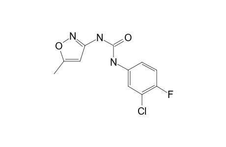 N-(3-Chloro-4-fluorophenyl)-N'-(5-methyl-3-isoxazolyl)urea