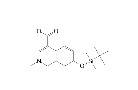 2-METHYL-4-CARBOMETHOXY-7-ENDO-[(TERT.-BUTYL-DIMETHYLSILYL)-OXY]-HYDROISOQUINOLINE
