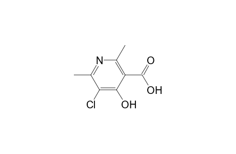 5-Chloranyl-2,6-dimethyl-4-oxidanylidene-1H-pyridine-3-carboxylic acid