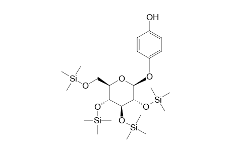 Hydroquinone-.beta.-tetrakis(O-trimethylsilyl)-d-glucopyranoside