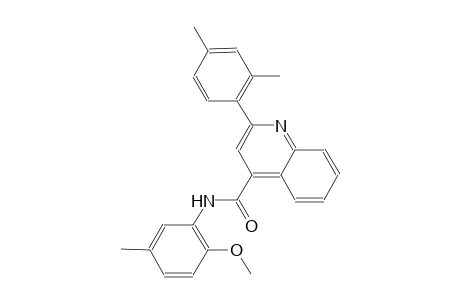 2-(2,4-dimethylphenyl)-N-(2-methoxy-5-methylphenyl)-4-quinolinecarboxamide