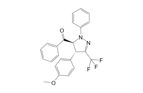 [(3S,4R)-4-(4-Methoxy-phenyl)-2-phenyl-5-trifluoromethyl-3,4-dihydro-2H-pyrazol-3-yl]-phenyl-methanone