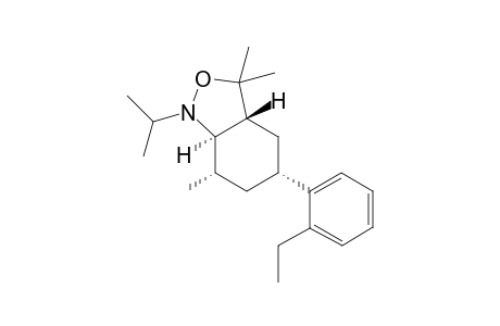 rac-(3aR,5R,7S,7aR)-5-(2-ethylphenyl)-1-isopropyl-3,3,7-trimethyloctahydrobenzo[c]isooxazole