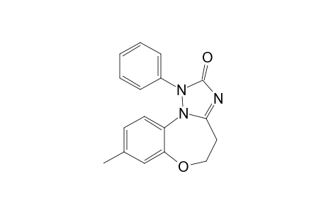 8-Methyl-1-phenyl-4,5-dihydro-[1,2,4]triazolo[5,1-d][1,5]benzoxazepin-2-one