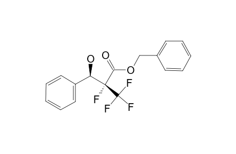 THREO-BENZYL-2-FLUORO-3-HYDROXY-2-(TRIFLUOROMETHYL)-3-PHENYL-PROPANOATE