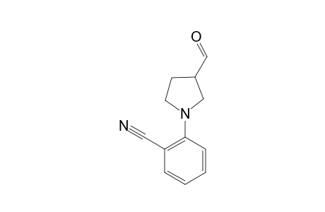 N-(2-cyanophenyl)pyrrolidine-3-carbaldehyde