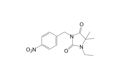 5,5-dimethyl-1-ethyl-3-(p-nitrobenzyl)hydantoin