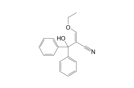 (Z)-3-Ethoxy-2-(hydroxydiphenylmethyl)acrylonitrile