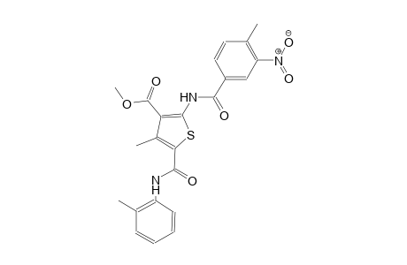 methyl 4-methyl-2-[(4-methyl-3-nitrobenzoyl)amino]-5-(2-toluidinocarbonyl)-3-thiophenecarboxylate